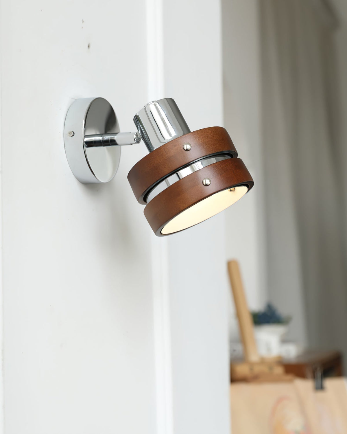 Zanorir Aplique de pared Nogal Premium Nórdico Arte