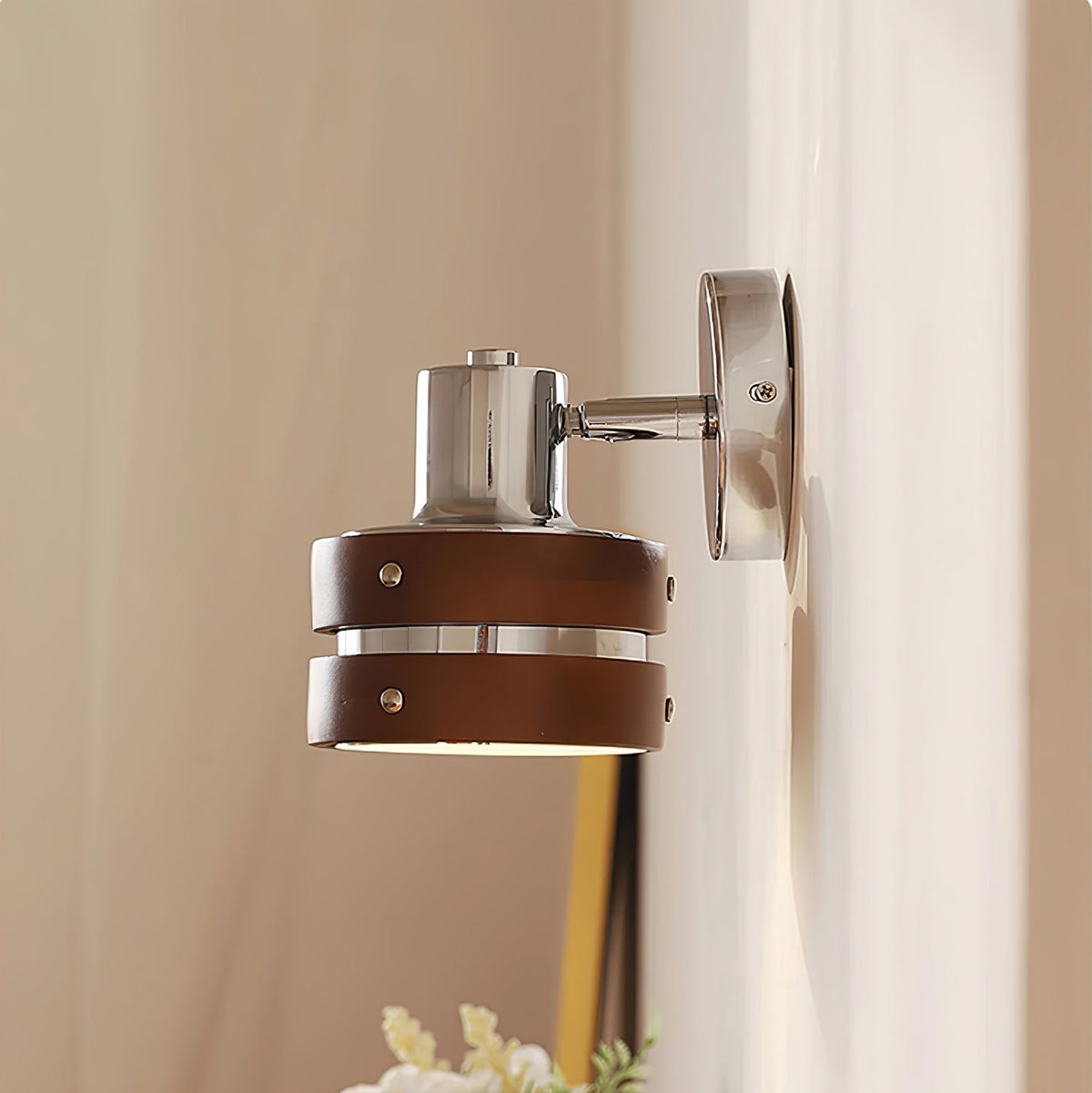 Zanorir Aplique de pared Nogal Premium Nórdico Arte