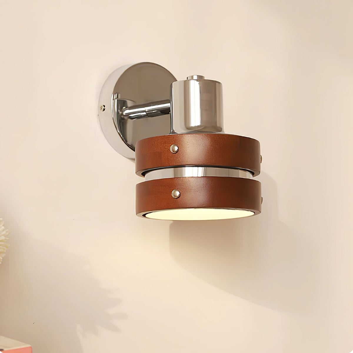 Zanorir Aplique de pared Nogal Premium Nórdico Arte