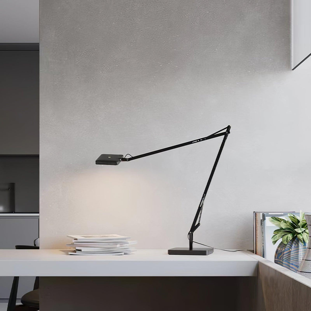Tevenu lámpara de mesa de aluminio industrial