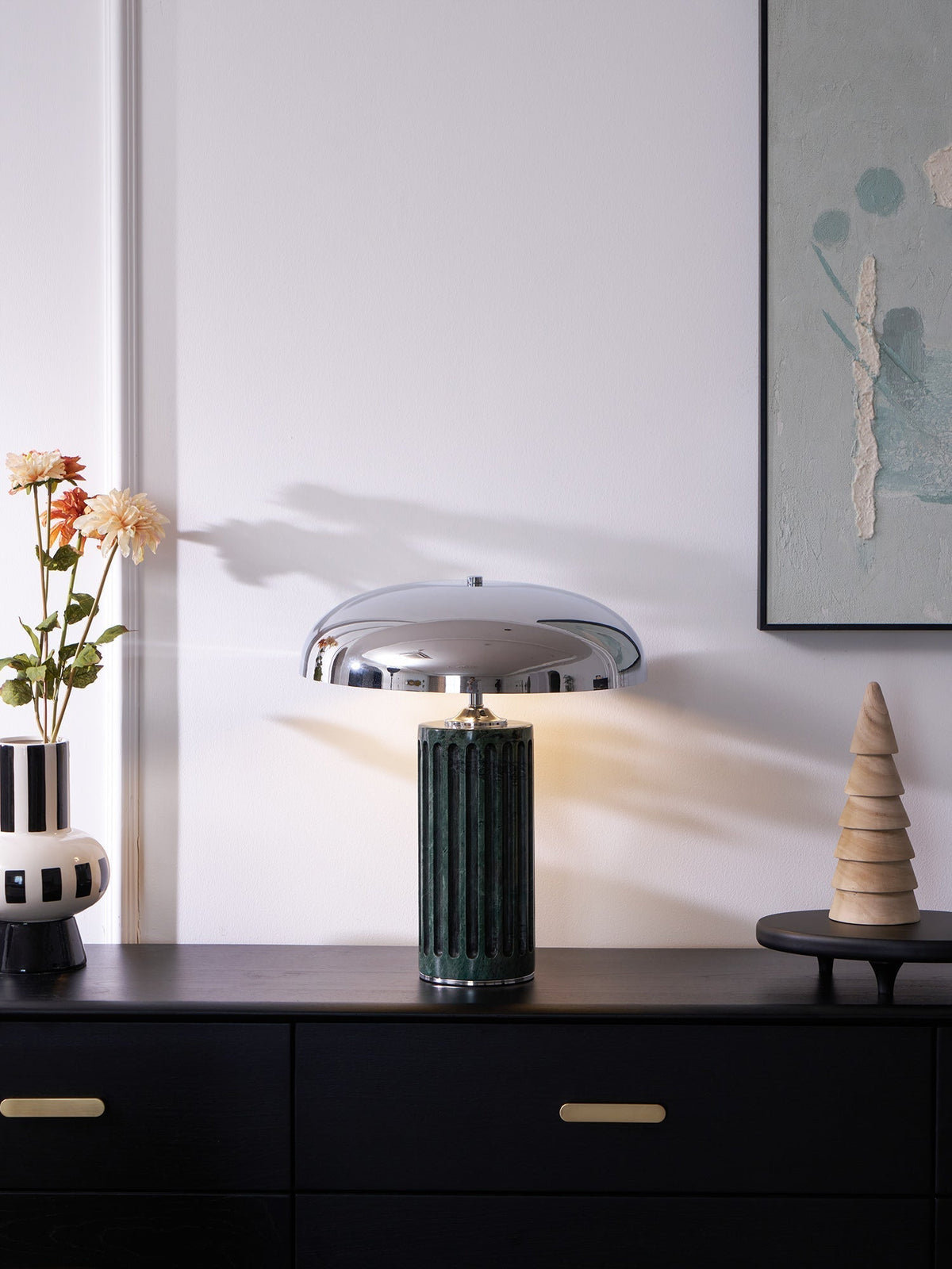 Zenith lámpara de mesa moderna de mármol