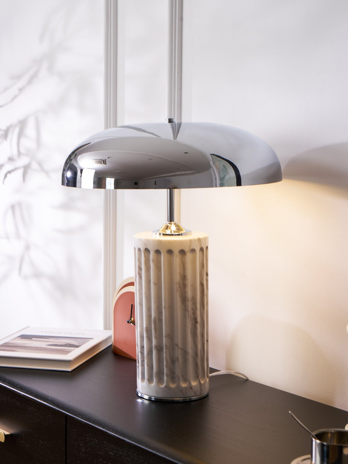 Zenith lámpara de mesa moderna de mármol