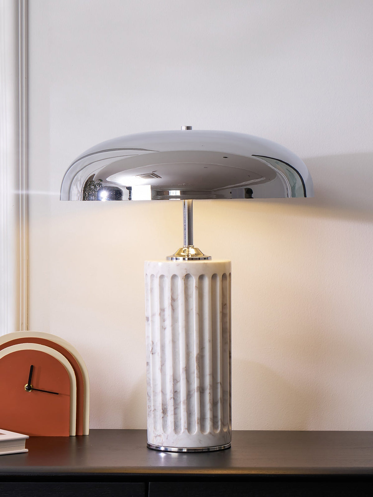 Zenith lámpara de mesa moderna de mármol