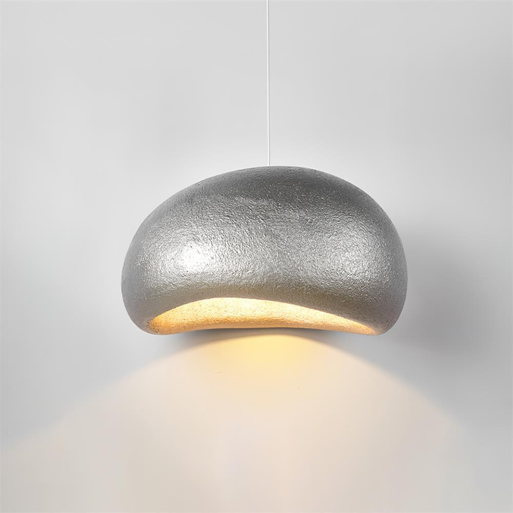 Lámpara colgante Pebble Inspired Organic Form Soft resplandor moderna artística