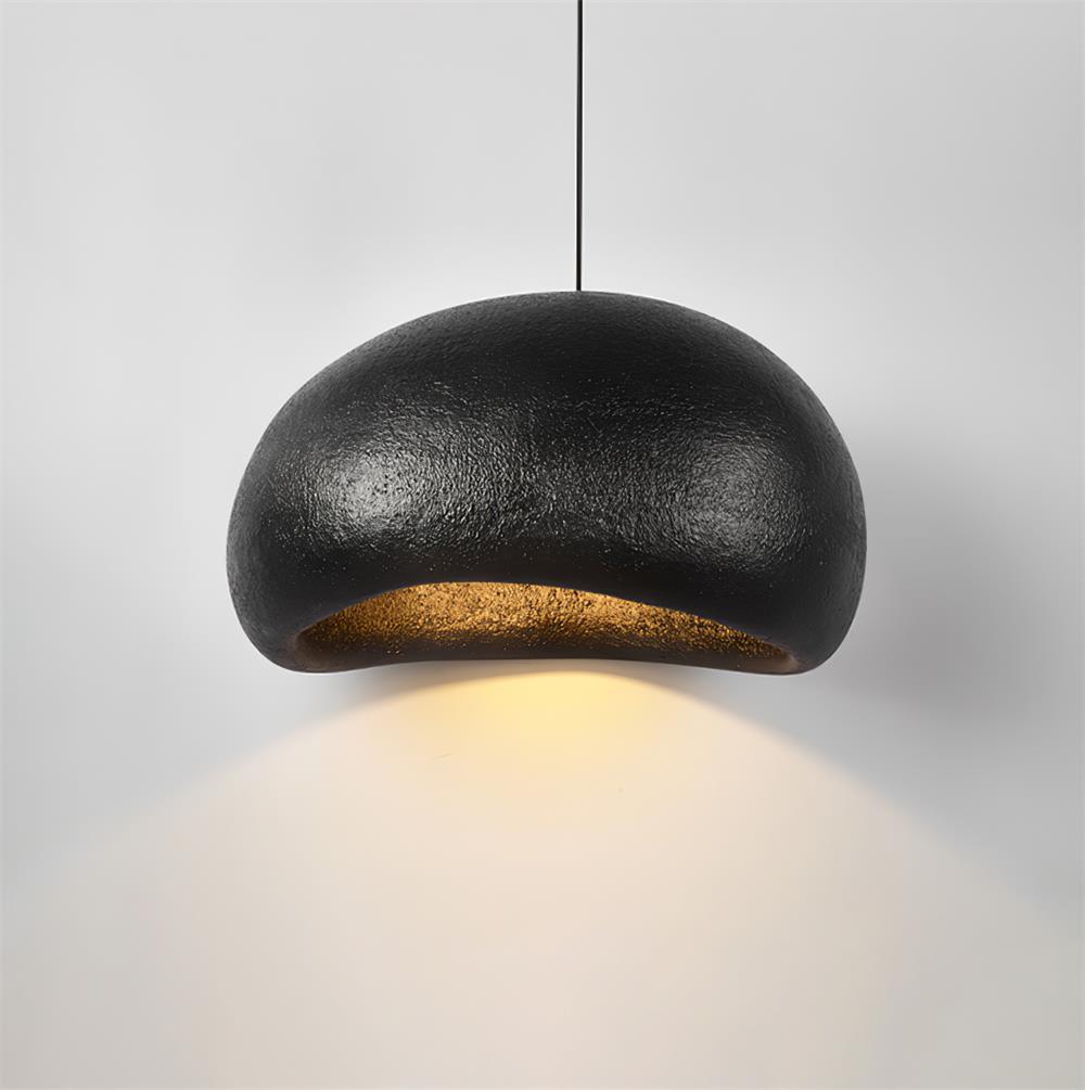 Lámpara colgante Pebble Inspired Organic Form Soft resplandor moderna artística