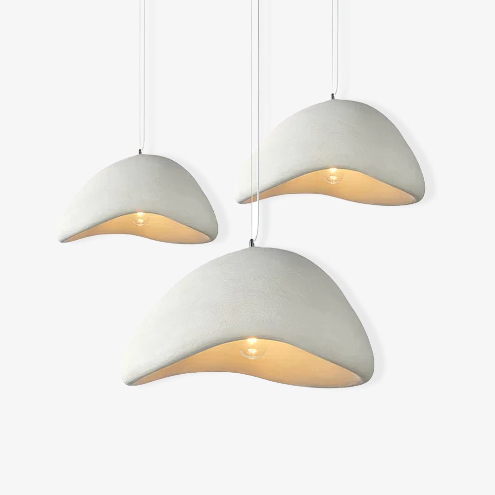 Fentor lámpara colgante blanca minimalista