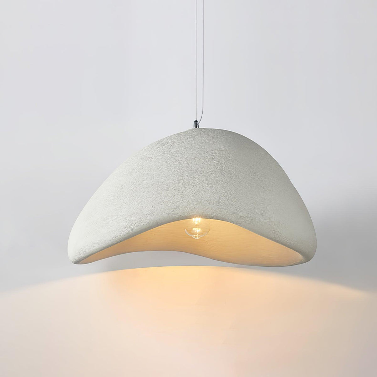Fentor lámpara colgante blanca minimalista