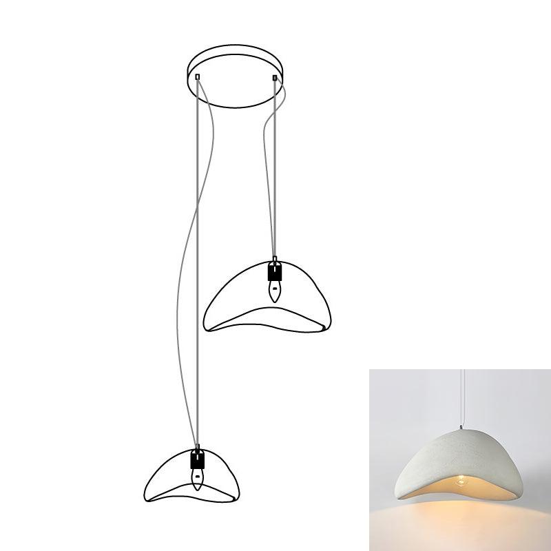 Fentor lámpara colgante blanca minimalista