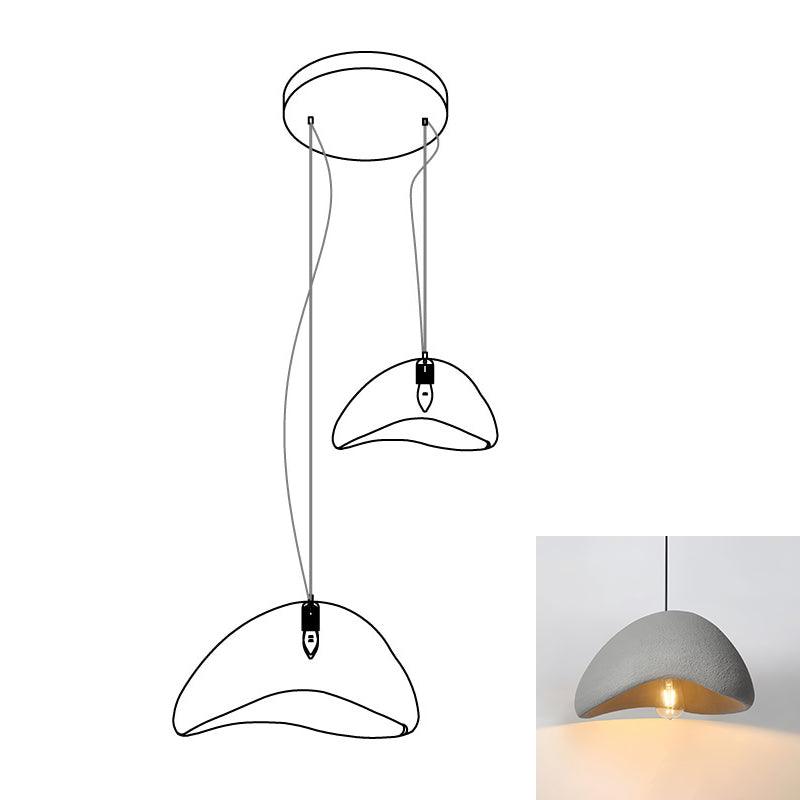 Fentor lámpara colgante blanca minimalista