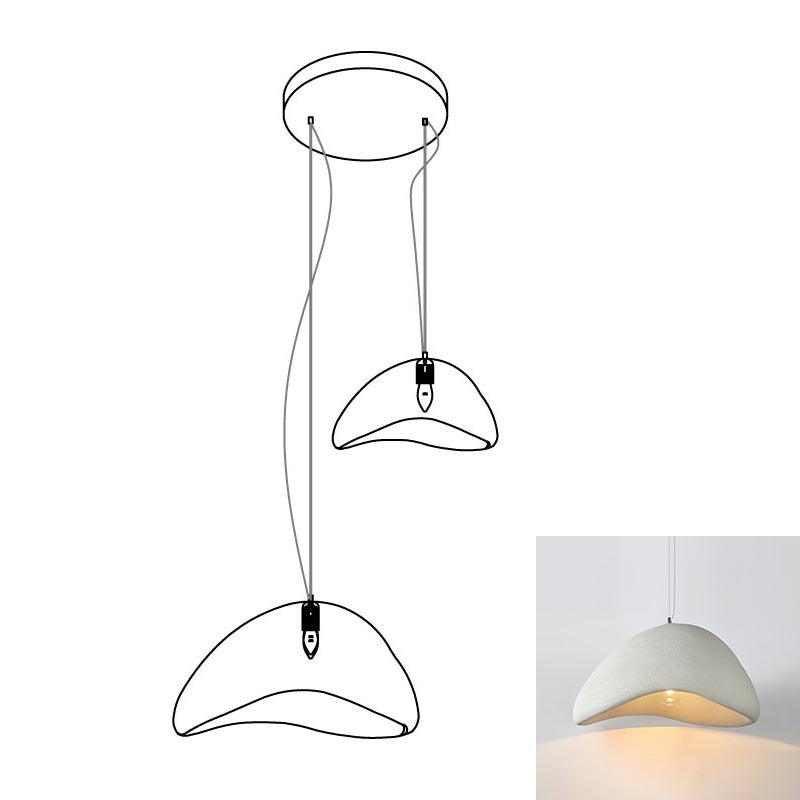 Fentor lámpara colgante blanca minimalista