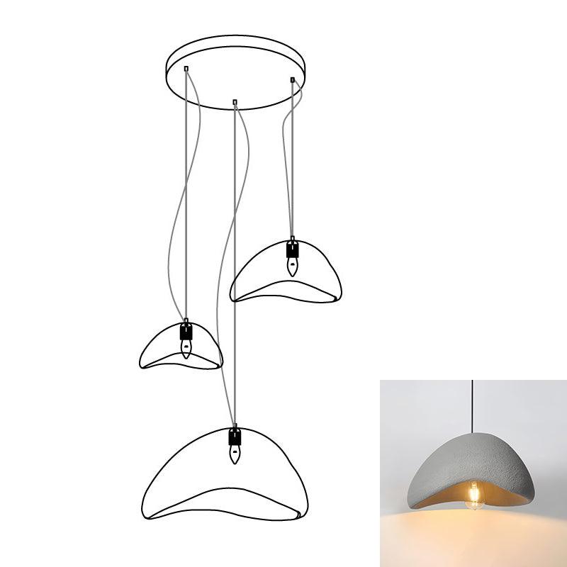 Fentor lámpara colgante blanca minimalista