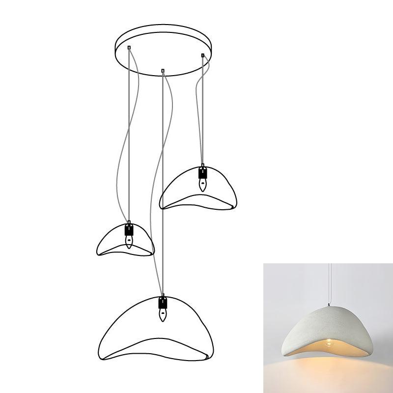 Fentor lámpara colgante blanca minimalista