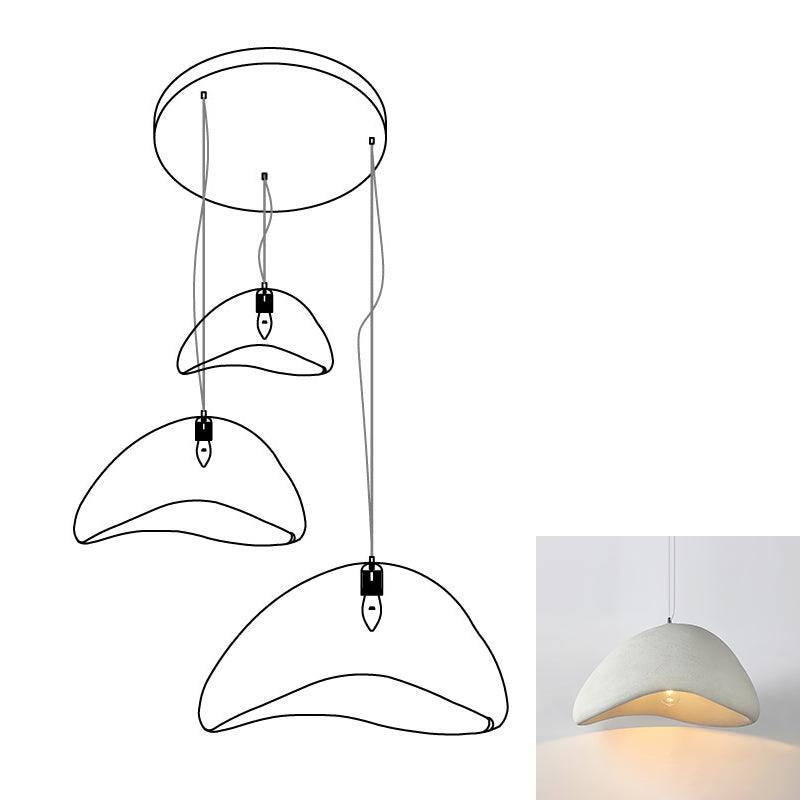 Fentor lámpara colgante blanca minimalista