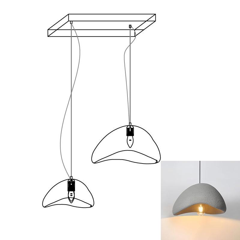 Fentor lámpara colgante blanca minimalista