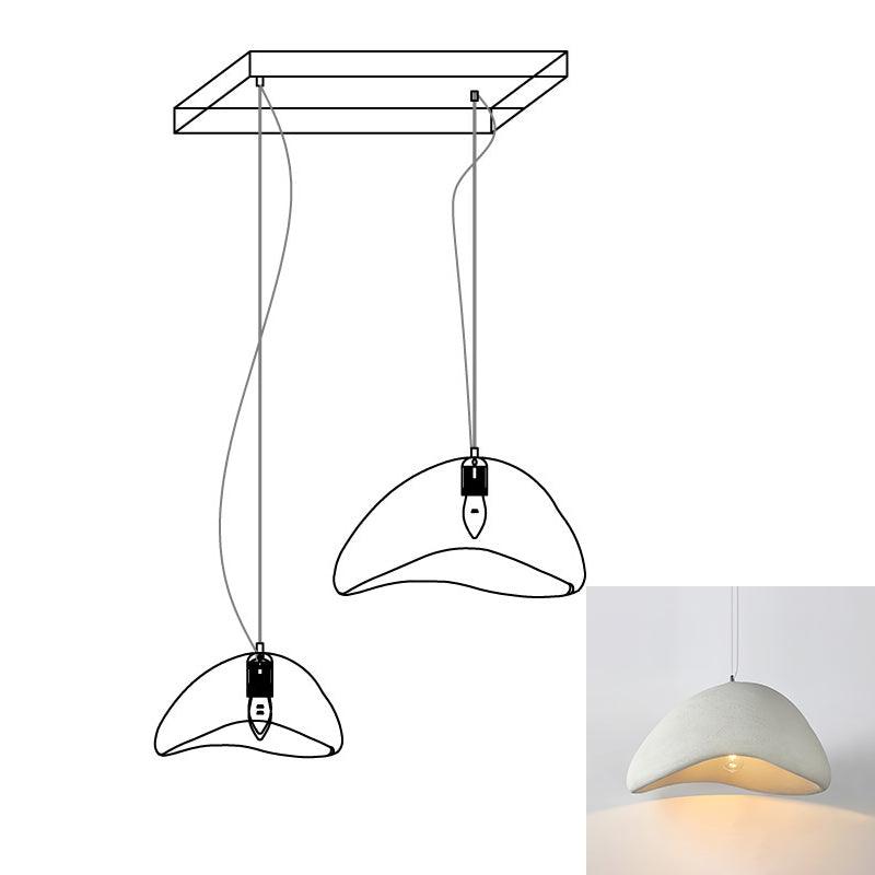 Fentor lámpara colgante blanca minimalista