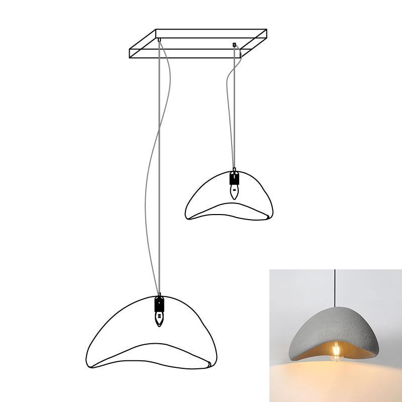 Fentor lámpara colgante blanca minimalista
