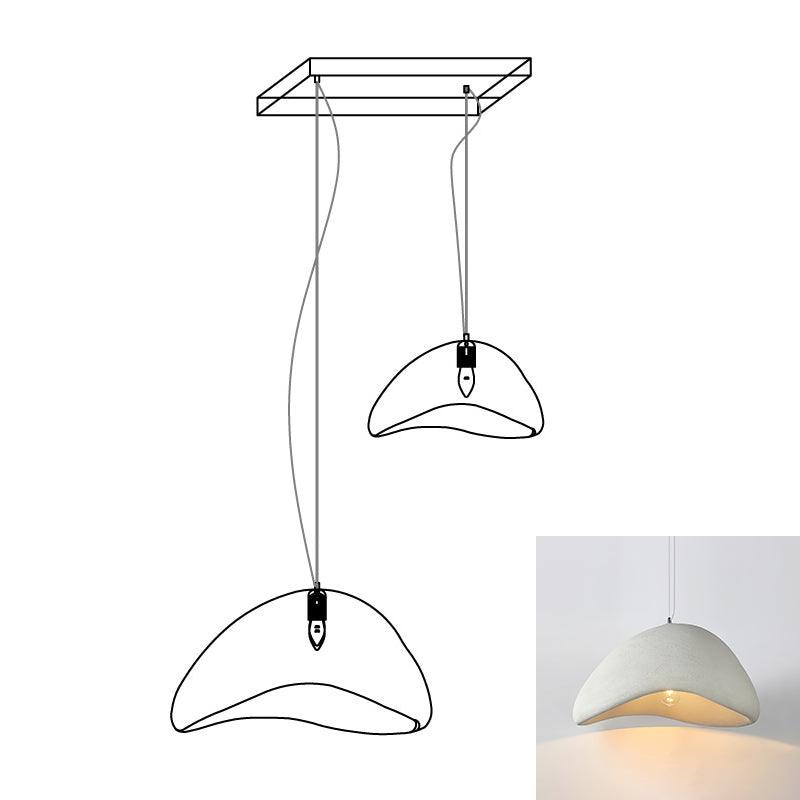 Fentor lámpara colgante blanca minimalista