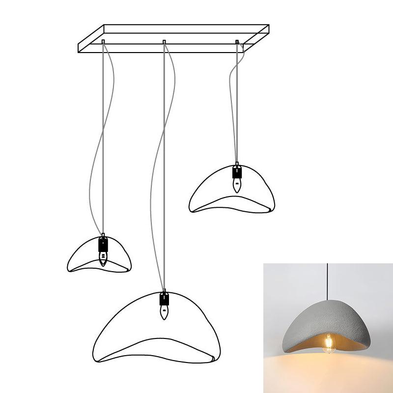 Fentor lámpara colgante blanca minimalista