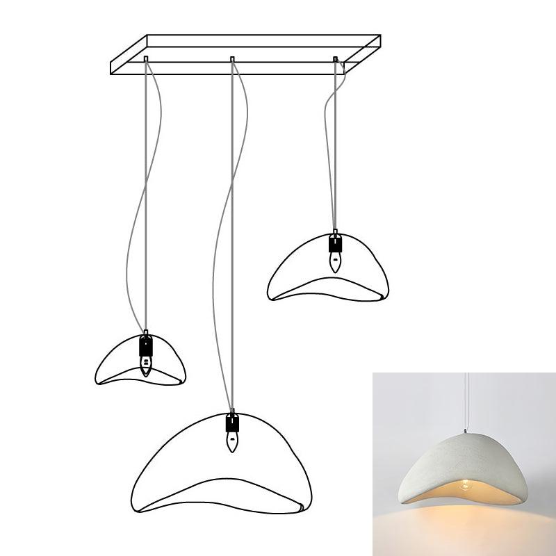 Fentor lámpara colgante blanca minimalista
