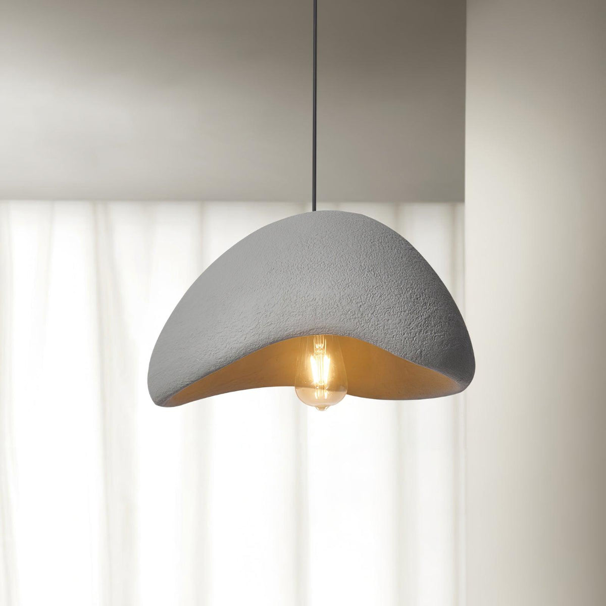 Fentor lámpara colgante blanca minimalista