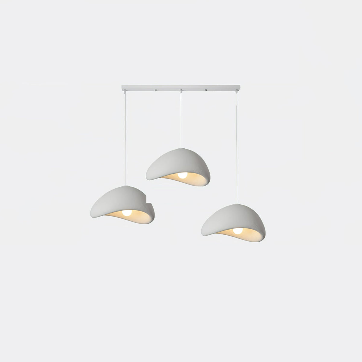 Fentor lámpara colgante blanca minimalista