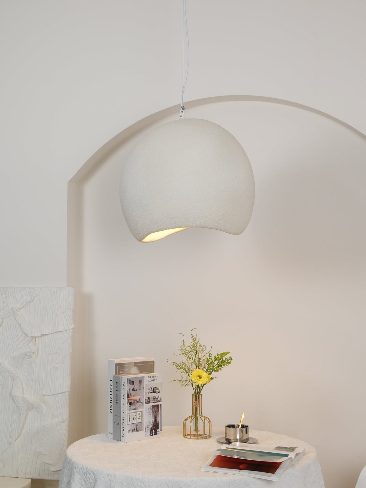 Reloza lámpara colgante moderna minimalista de resina