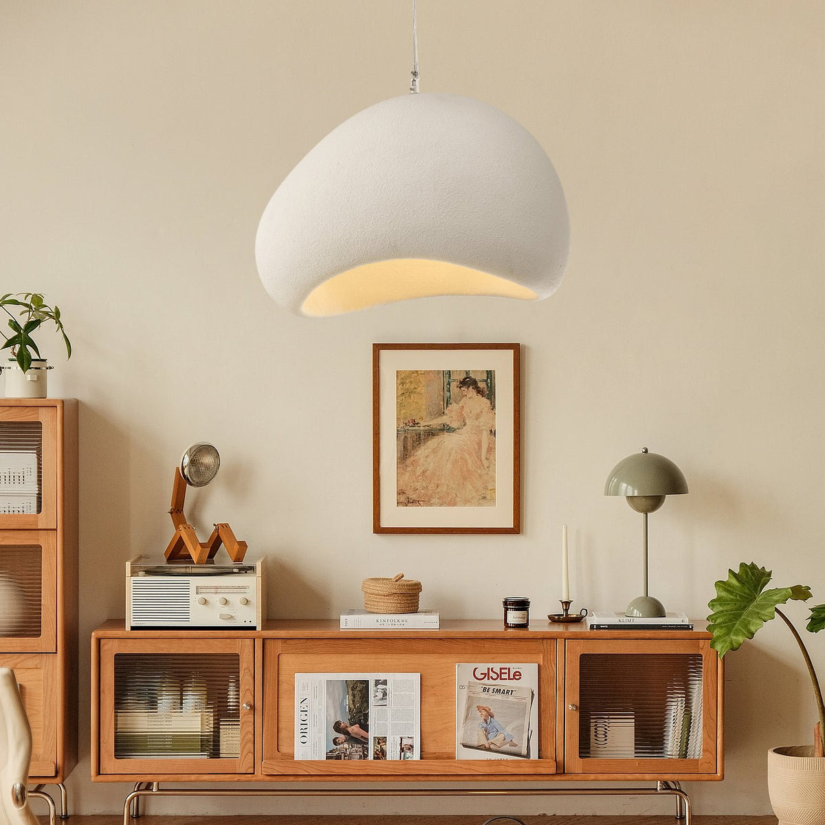 Reloza lámpara colgante moderna minimalista de resina