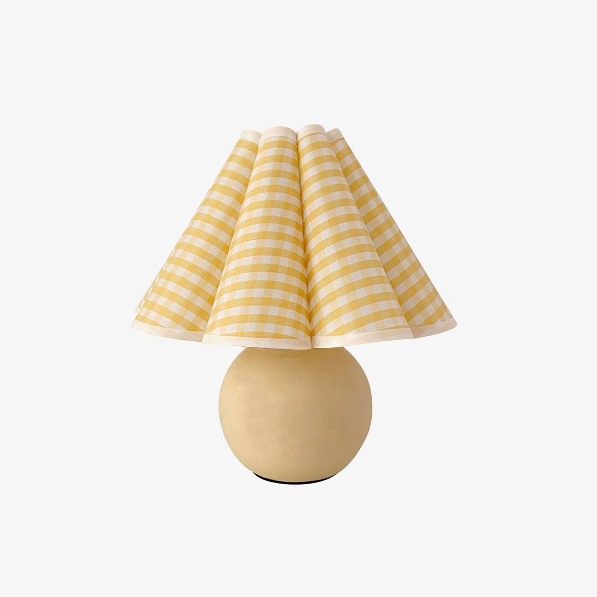 Nirixon lámpara de mesa de tejido caprichosa