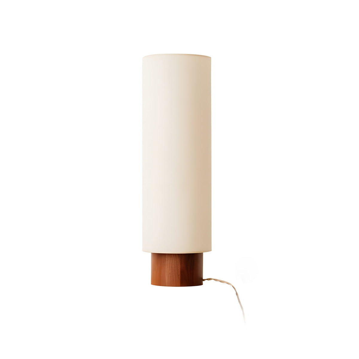 Alderielle lámpara de mesa de madera nogal