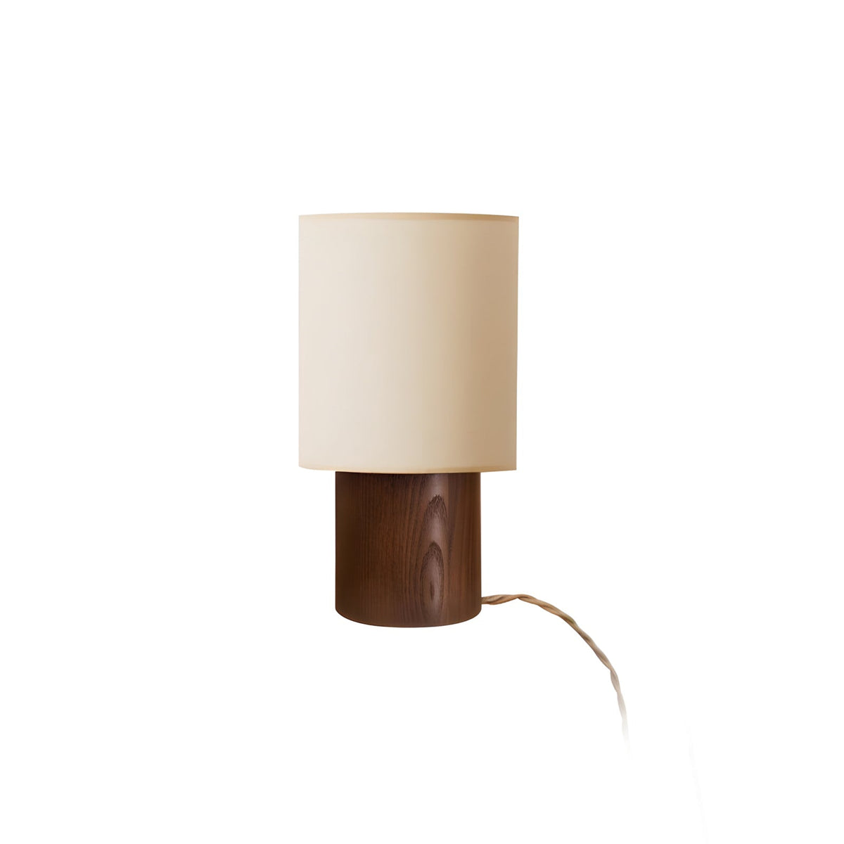 Alderielle lámpara de mesa de madera nogal