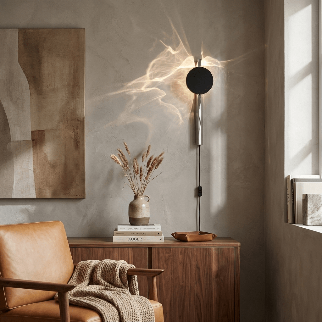 Kinetic aplique de pared con enchufe enchufable