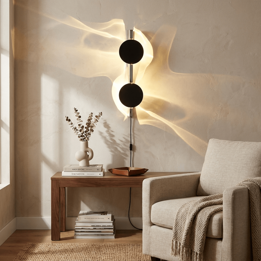 Kinetic aplique de pared con enchufe enchufable