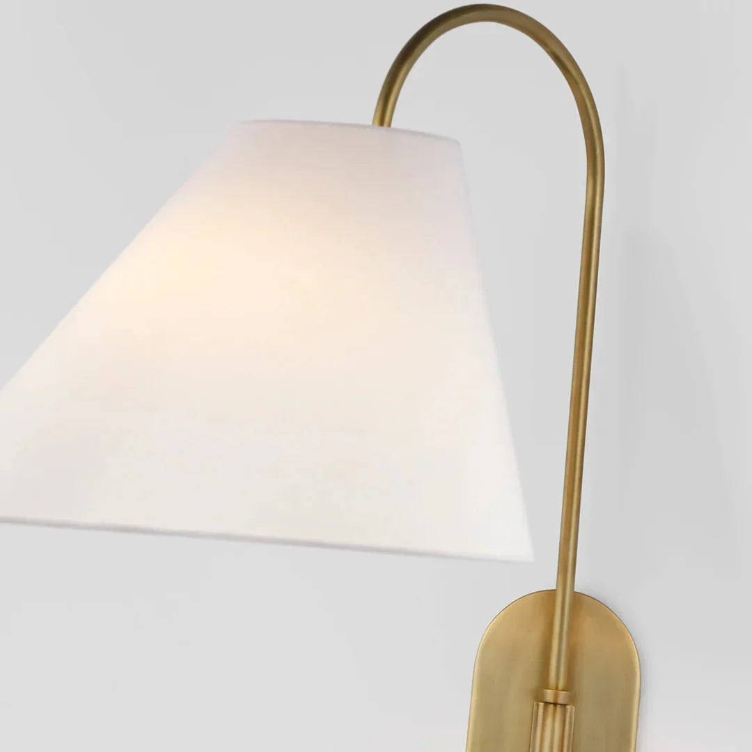 Cadence Vintage  Fabric Wall Lamp