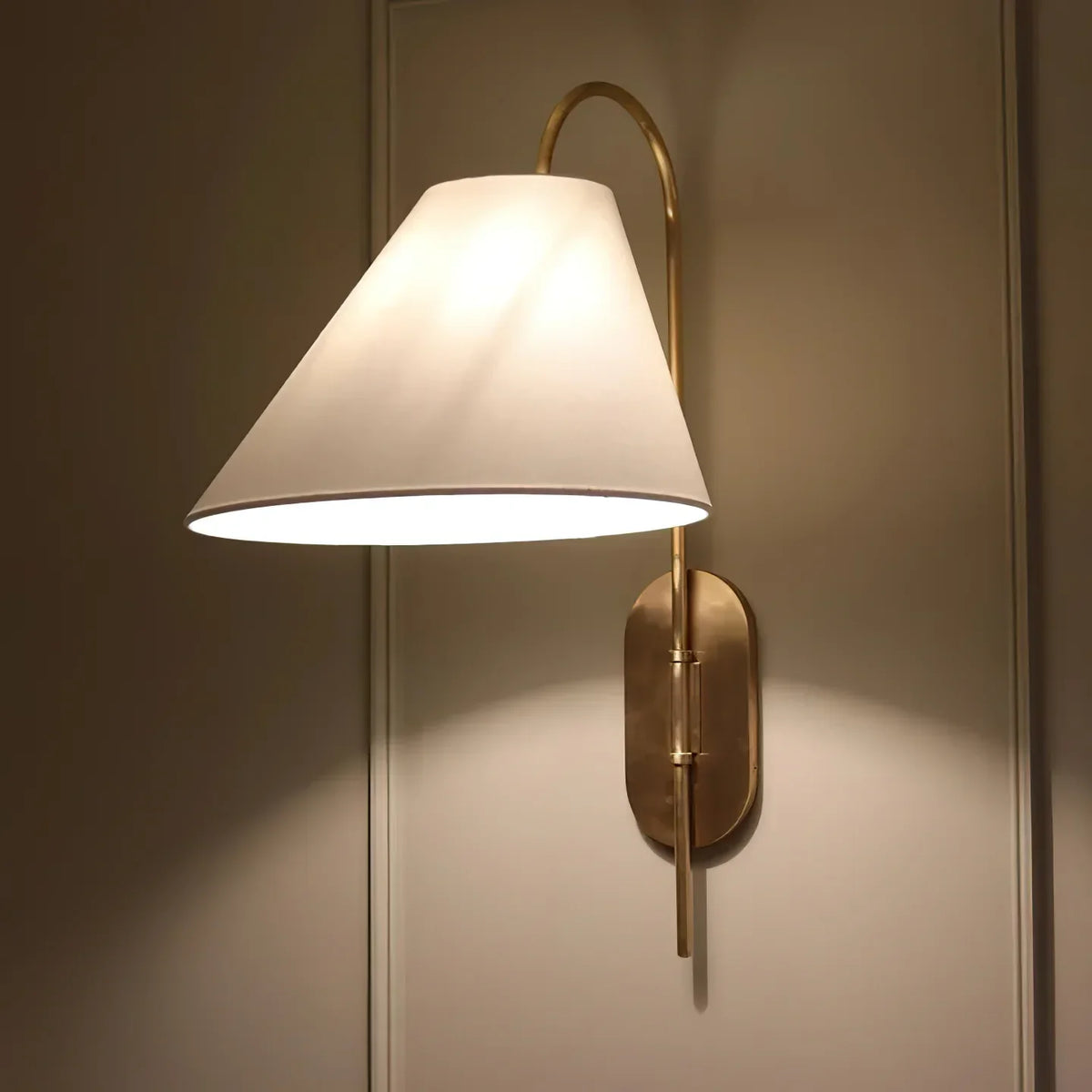 Cadence Vintage  Fabric Wall Lamp