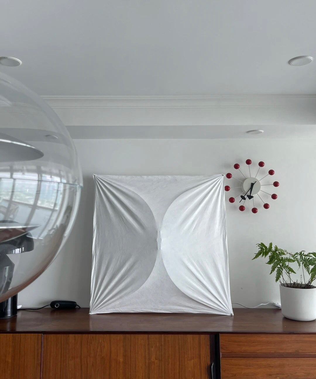 Evsoriel aplique de pared blanco