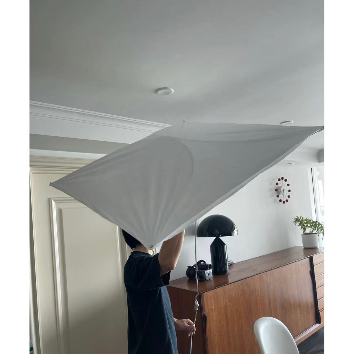 Evsoriel aplique de pared blanco