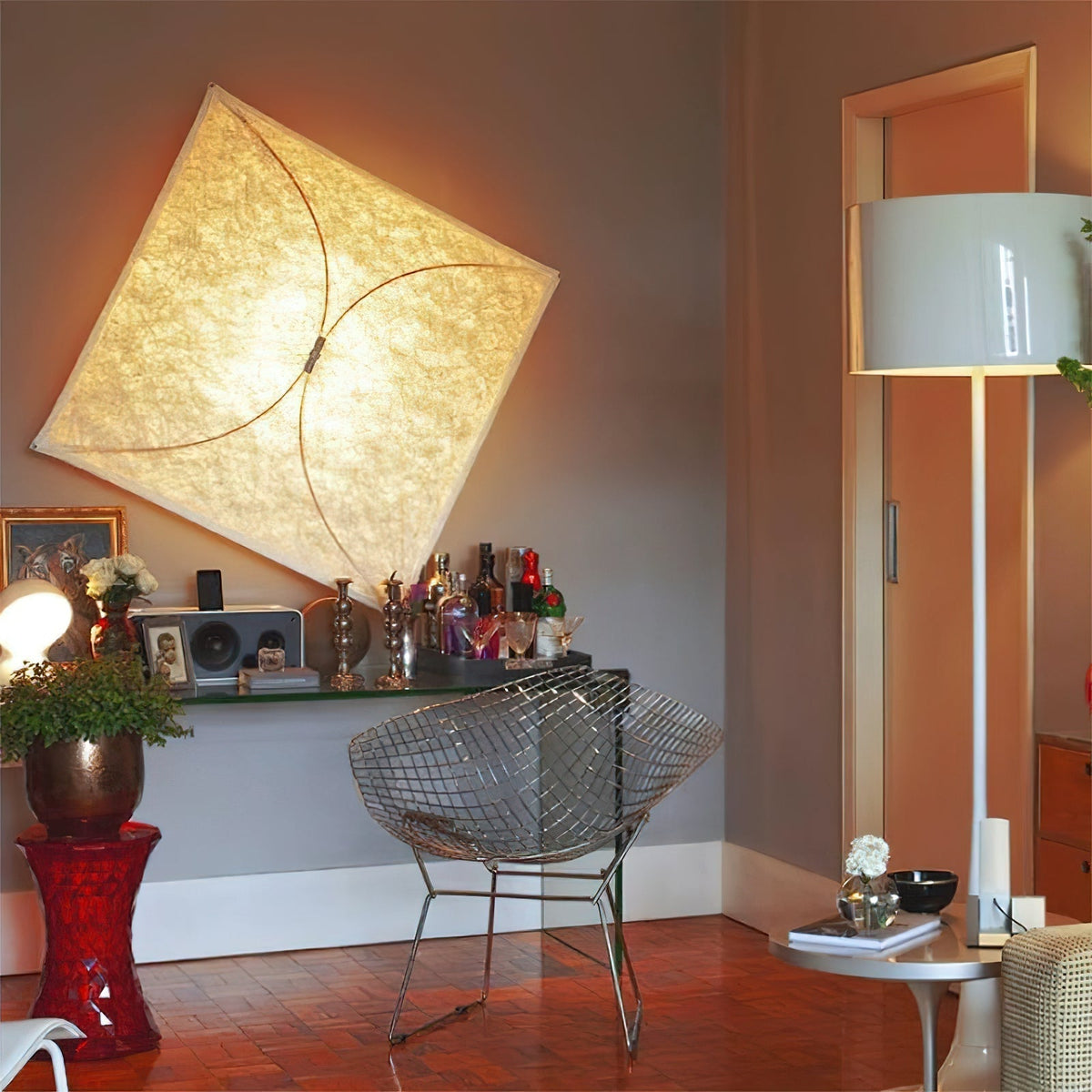 Evsoriel aplique de pared blanco