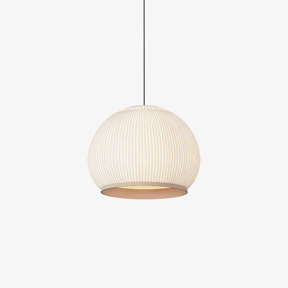 Lineiella lámpara colgante minimalista de tejido