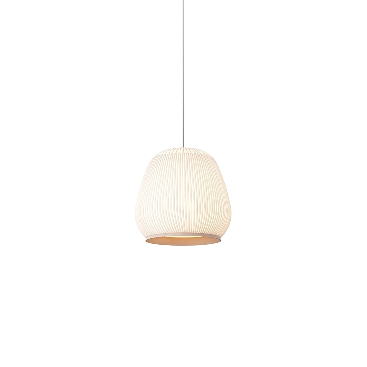 Lineiella lámpara colgante minimalista de tejido