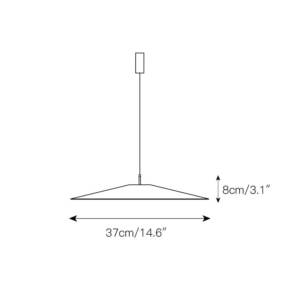 Uldoror Lámpara Colgante Moderno Minimalista