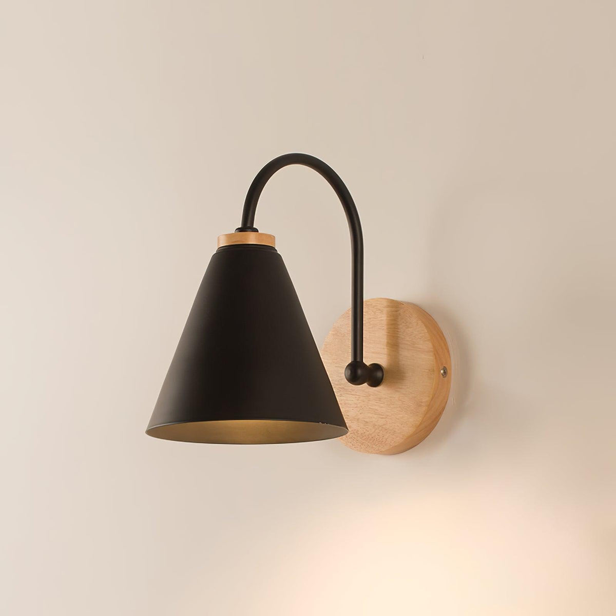 Rinorielle aplique de pared clásico único en madera