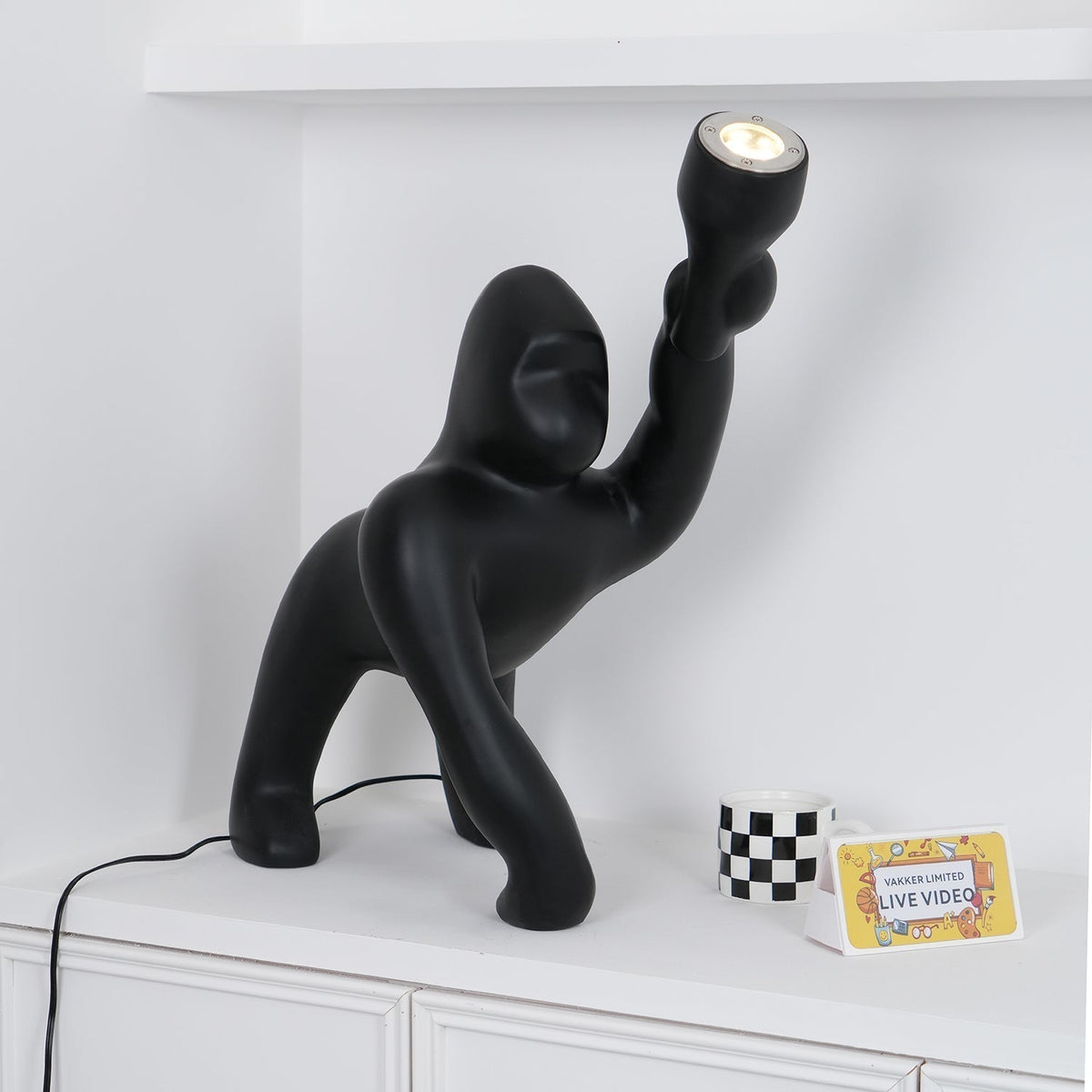 Gorilla lámpara de pie