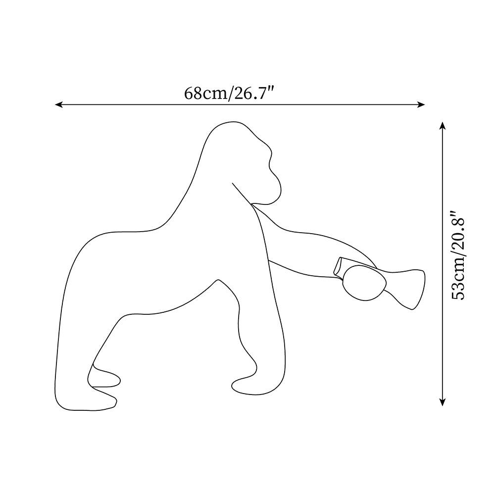 Gorilla lámpara de pie