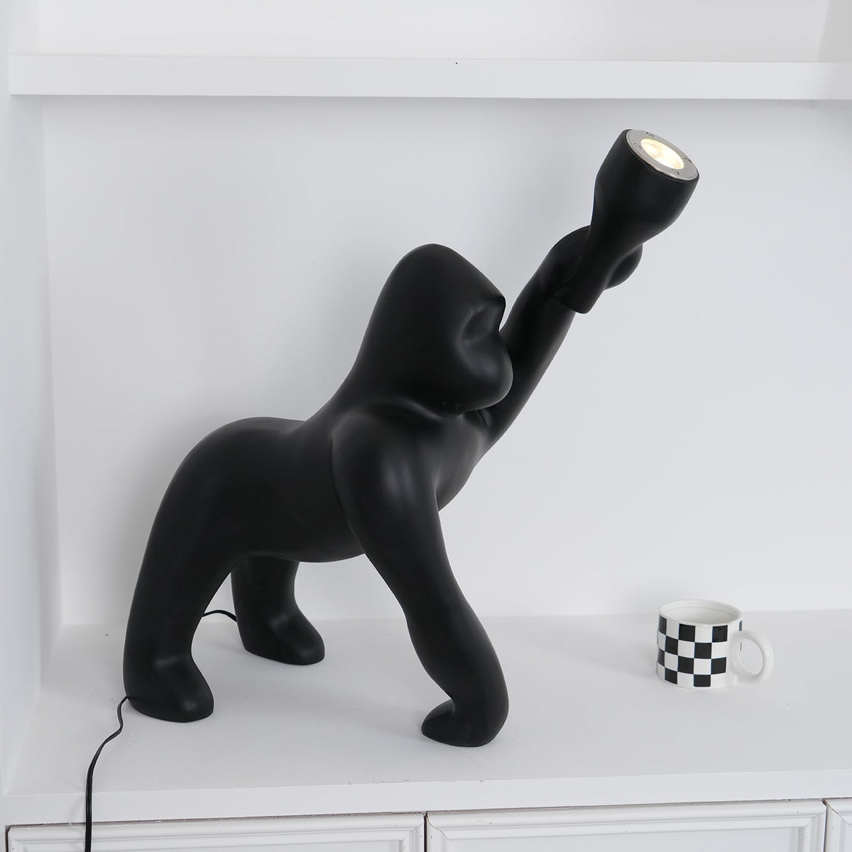 Gorilla lámpara de pie