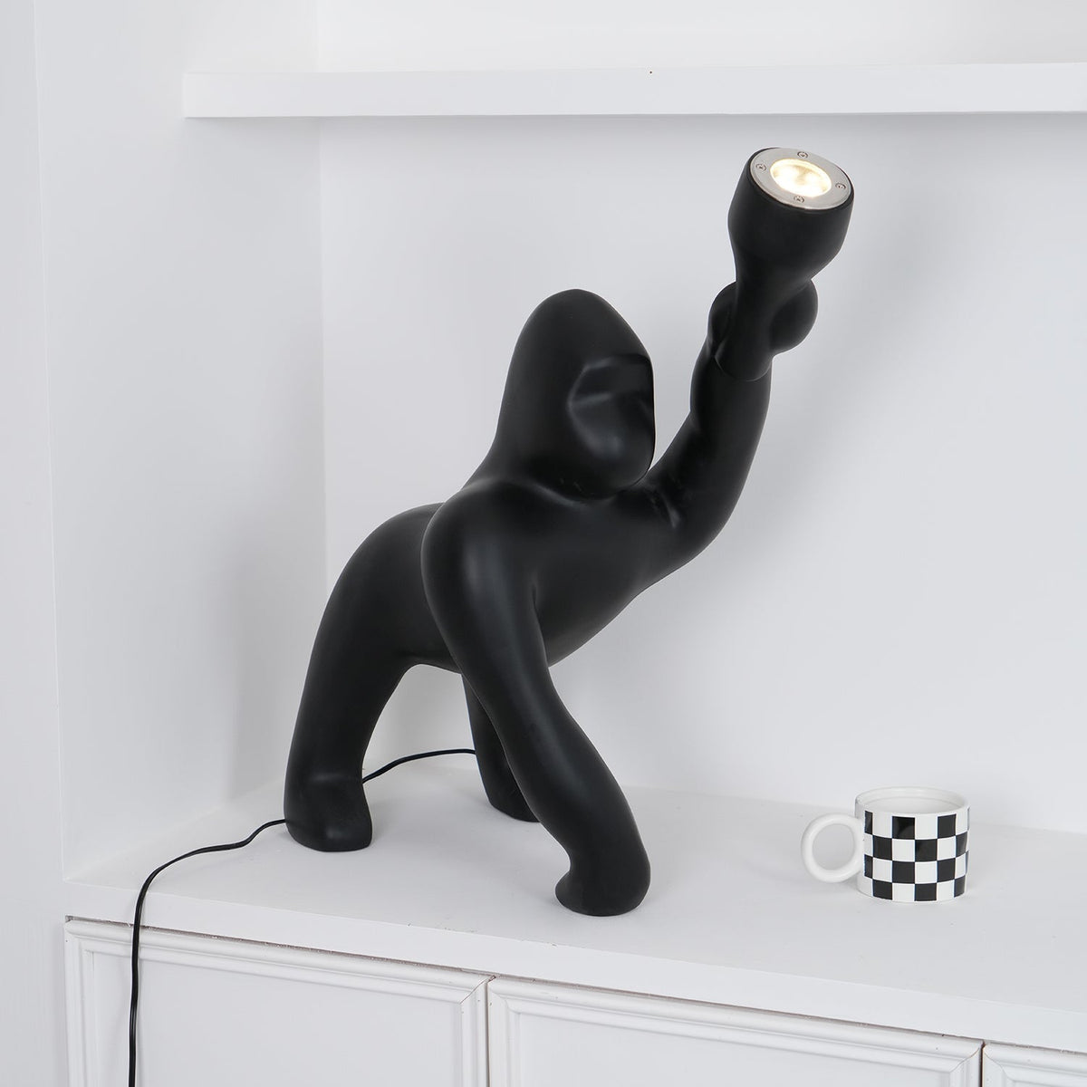 Gorilla lámpara de pie