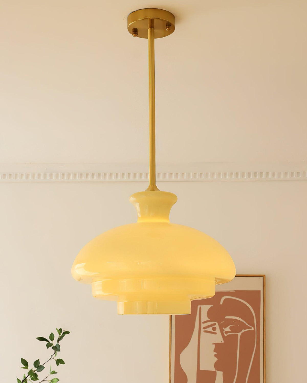 Sunbeam lámpara colgante moderna de vidrio