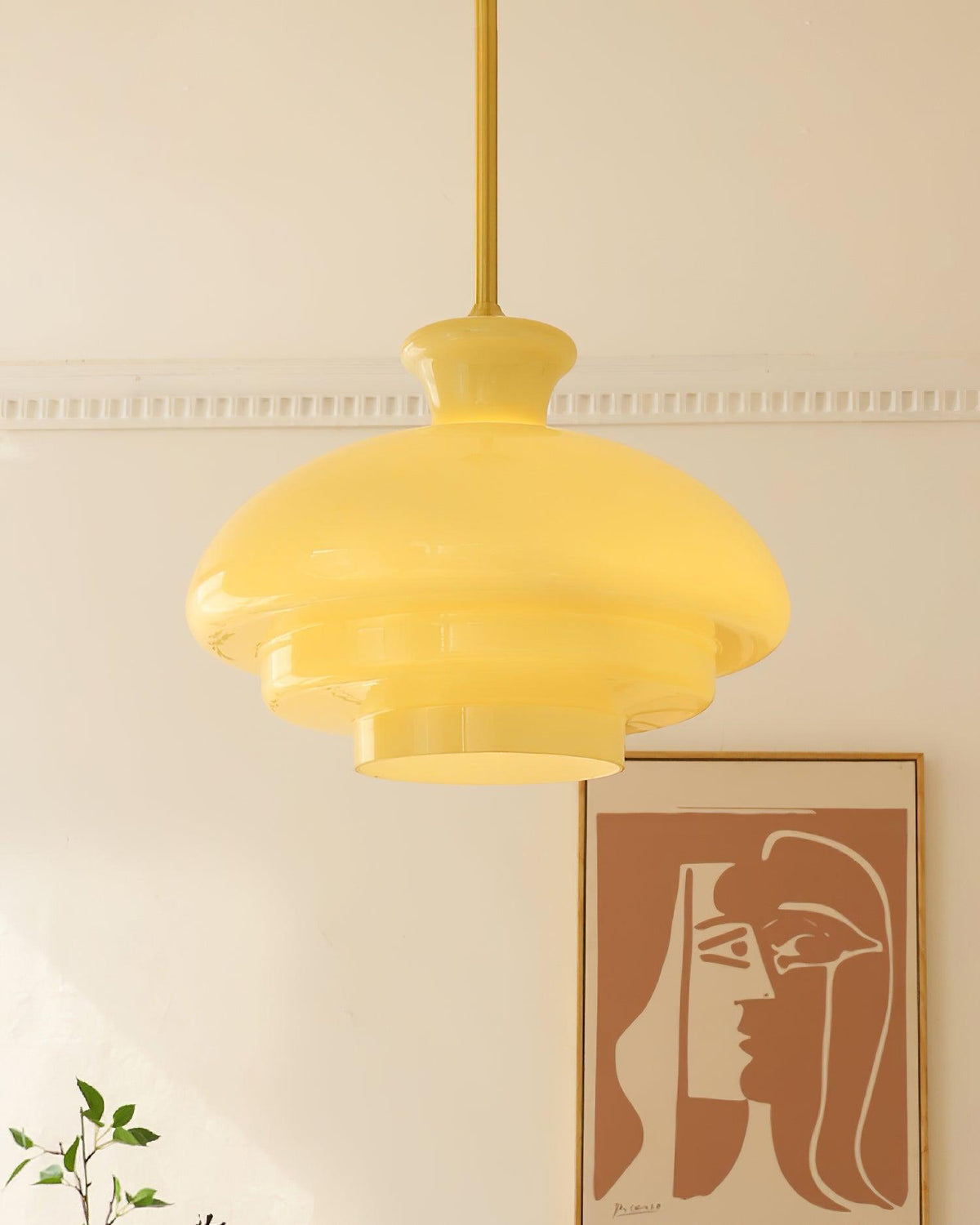 Sunbeam lámpara colgante moderna de vidrio