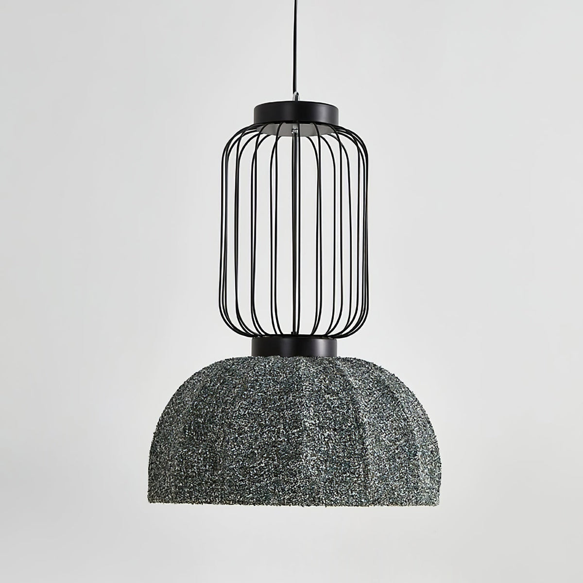 Forge lámpara colgante industrial de tejido