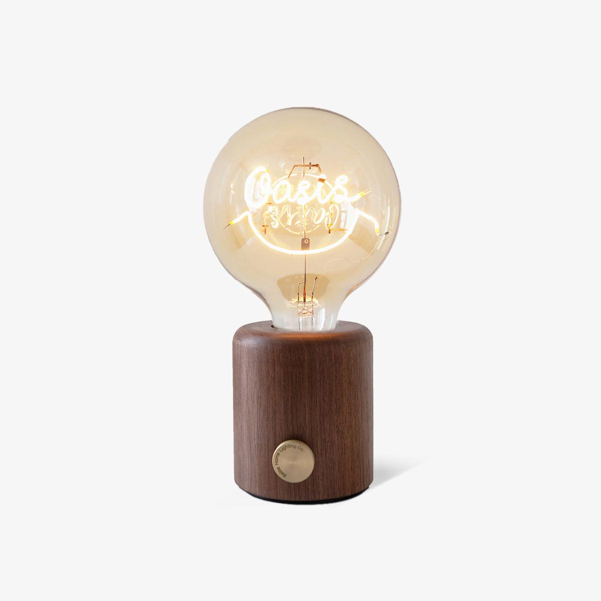 Altheil lámpara de mesa de madera
