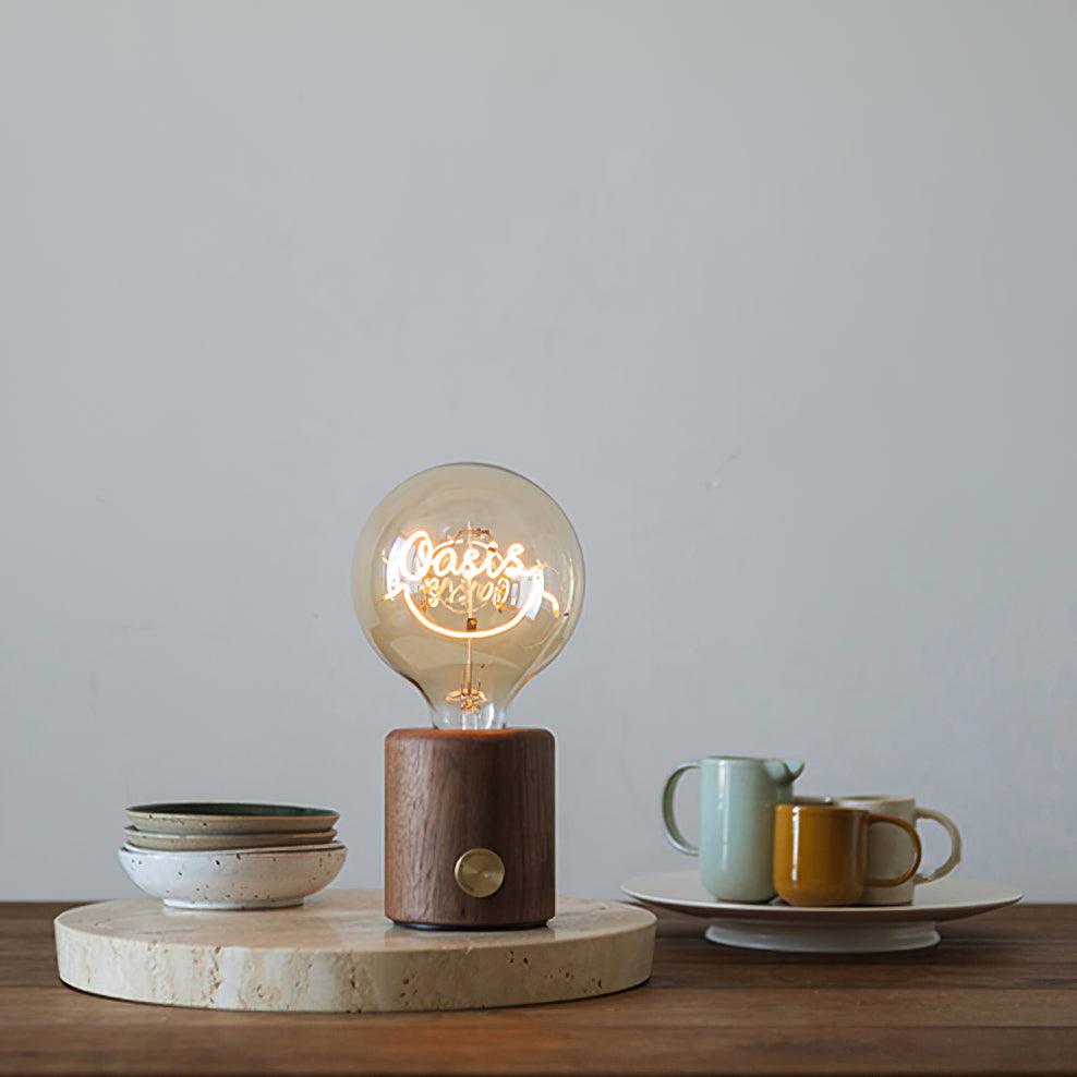 Altheil lámpara de mesa de madera